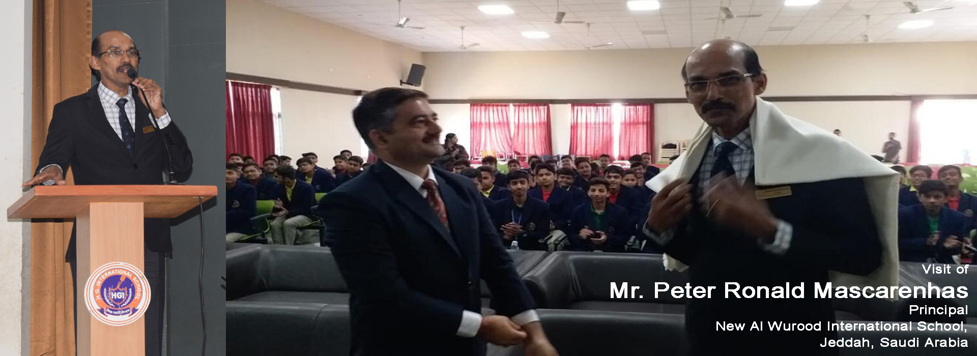 MR. PETER RONALD VISITED HGI ON 8.1.2020